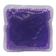 a purple square aqua pearls gel beads hot / cold pack
