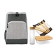 aerial view a black bay cooler backpack glass lunch set, image 1 of 2