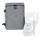 aerial view a gray speck cooler chilled lunch set, image 1 of 2