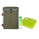 aerial view a green speck cooler infuser lunch to go, image 1 of 2