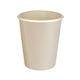 aerial view a white 5 oz full color paper cup, image 1 of 2