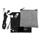 aerial view a black recycled ultimate colorful techie kit, image 1 of 2