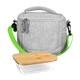 a green adventure cooler bamboo lunch set