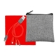 aerial view a red recycled charge clean kit, image 1 of 2