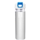 aerial view a blue two tone pop up 18 oz full color insert bottle, image 1 of 2