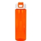 aerial view a orange two tone pop up 24 oz colorful bottle, image 1 of 2
