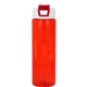 aerial view a red two tone pop up 24 oz colorful bottle, image 1 of 2