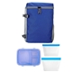 aerial view a blue speck cooler lunch to go bagged set, image 1 of 2