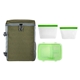 aerial view a green speck cooler lunch to go bagged set, image 1 of 2