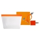 a orange reusable cloth charge set