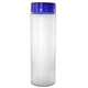aerial view a blue clear view 22 oz full color frosted glass bottle, image 1 of 2