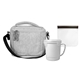 aerial view a black adventure soup sandwich cooler set, image 1 of 2