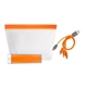 aerial view a orange reusable providence techie set, image 1 of 2
