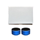 aerial view a blue hockey puck bluetooth stereo effect set, image 1 of 2