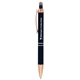 a black crossgate stylus pen - rose gold trim