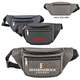 a group of heather design classic 3- zippered fanny pack