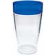 aerial view a group of 20 oz sports themed colored rim cup, image 11 of 24