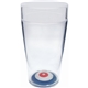 aerial view a group of 20 oz sports themed colored rim cup, image 17 of 24