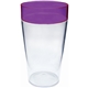 aerial view a group of 20 oz sports themed colored rim cup, image 5 of 24