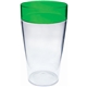 aerial view a group of 20 oz sports themed colored rim cup, image 7 of 24