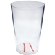 aerial view a group of 16 oz sports themed pint cup, image 4 of 13