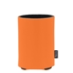 aerial view a orange custom promotional deluxe collapsible koozie cup holder, image 1 of 4