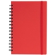 aerial view a red 200 zelda recycled cover spiral journal - a5 5.5 x 8.3, image 1 of 5