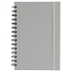 aerial view a gray 425 zelda recycled cover spiral journal - a5 5.5 x 8.3, image 1 of 2