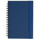 aerial view a royal blue 287 zelda recycled cover spiral journal - a5 5.5 x 8.3, image 1 of 2