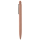 aerial view a rose gold 7605 evo softy recycled aluminum pen w / stylus - laser, image 1 of 2