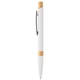 aerial view a white reborn designer softy recycled aluminum pen - laser, image 1 of 2