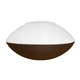 aerial view a brown/white 14 premium matte full - size synthetic leather signature football, image 1 of 5
