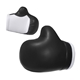 aerial view a black/white boxing glove - stress reliever, image 1 of 2