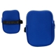 aerial view a blue cup cadet zippered pouch, image 1 of 2