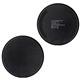 aerial view a black power up 15w wireless charger, image 1 of 2