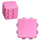 aerial view a pink push pop cube, image 1 of 2