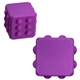 aerial view a purple push pop cube, image 1 of 2