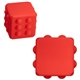 aerial view a red push pop cube, image 1 of 2