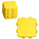 aerial view a yellow push pop cube, image 1 of 2