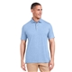 aerial view a polar heather tasc mens cloud lightweight polo, image 1 of 8
