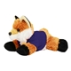 aerial view a fox aurora mini flopsies stuffed animals, image 2 of 2