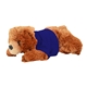 aerial view a grizzly brown aurora mini flopsies stuffed animals, image 2 of 2