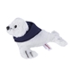 aerial view a seal aurora mini flopsies stuffed animals, image 2 of 2