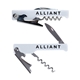 a white stainless steel 3- in -1 waiters wine tool