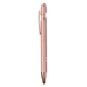 aerial view a rose gold 5015 ellipse rose gold pen with stylus, image 1 of 2