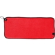 aerial view a red maggy 28 x 12 magnetic waffle golf towel, image 1 of 2