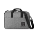 aerial view a grey pms431 nomad must haves overnighter laptop messenger bag, image 1 of 17