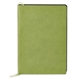 aerial view a green pms7495 donald soft cover journal notebook, image 1 of 4