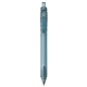 aerial view a blue pms5483 aqua plastic ballpoint pen, image 1 of 3
