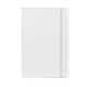 aerial view a white neoskin(r) soft cover journal notebook, image 1 of 3